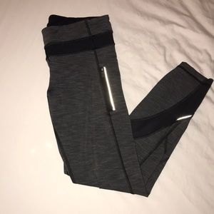 Black Heathered Lululemon Leggings Size 6